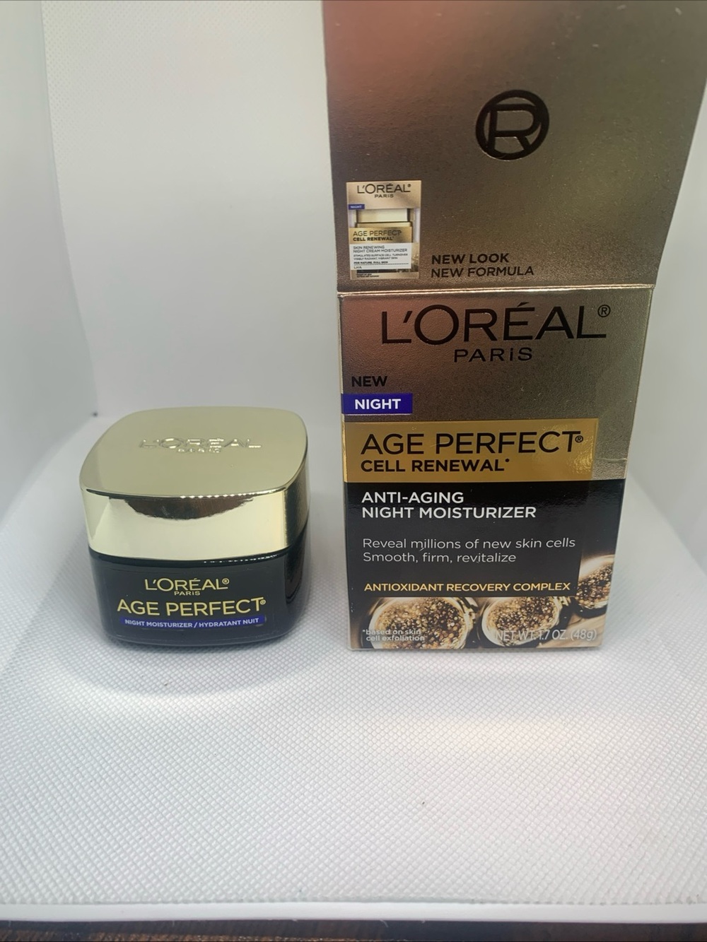 L’Oréal Age Perfect Cell Renewal Anti-Aging Night Moisturizer - 1.7 Oz - Picture 7 of 8